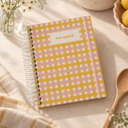 Livro de Receitas Picnic com Folhas Reposicionáveis | Ammê