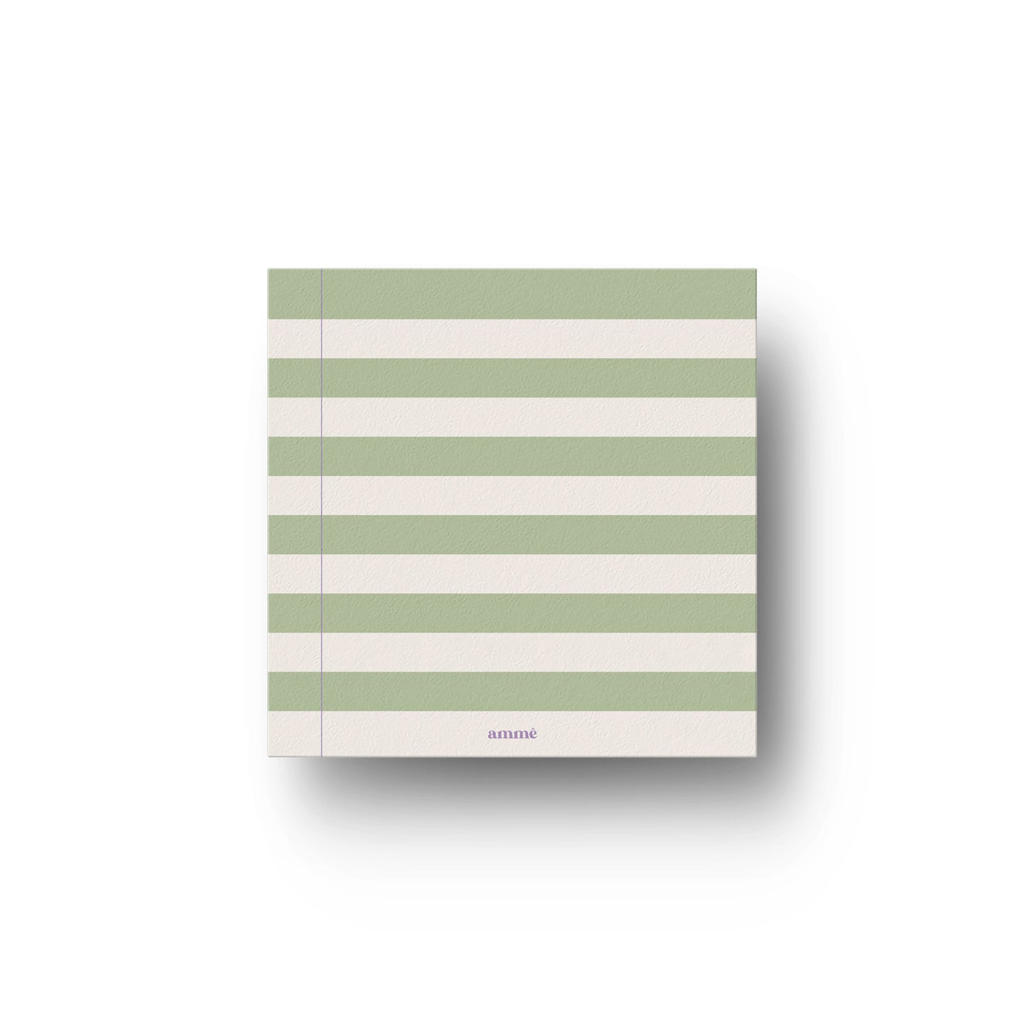 Bloco de Notas Pautado Verde | Ammê