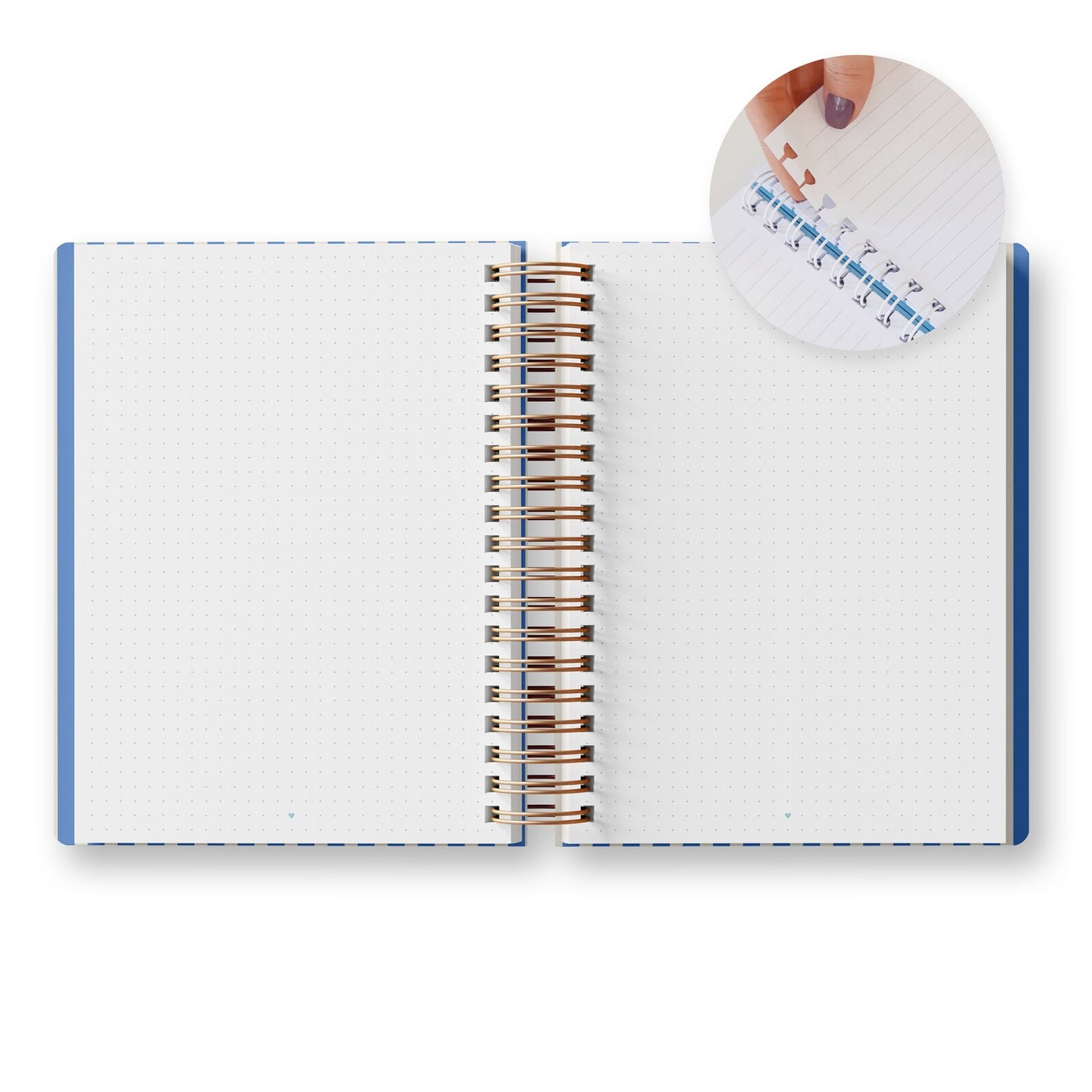 Caderno A5 Côte d'Azur com Folhas Reposicionáveis | Ammê