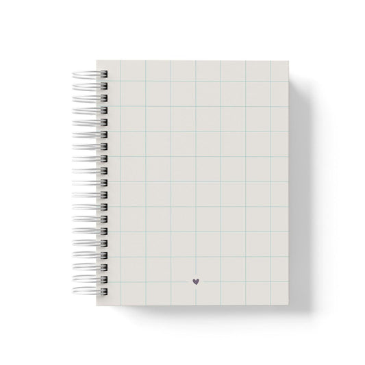 Caderno Reposicionável A5 Grid Bege | Ammê