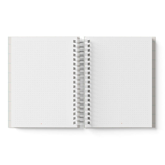 Caderno Reposicionável A5 Grid Bege | Ammê