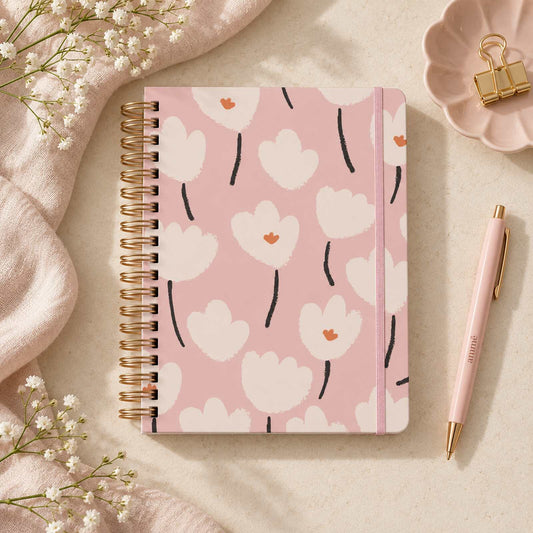 Caderno Reposicionável A5 Les Tulipes | Ammê