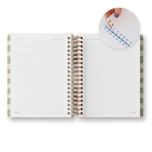 Caderno Reposicionável Colegial Jardin du Luxembourg | Ammê