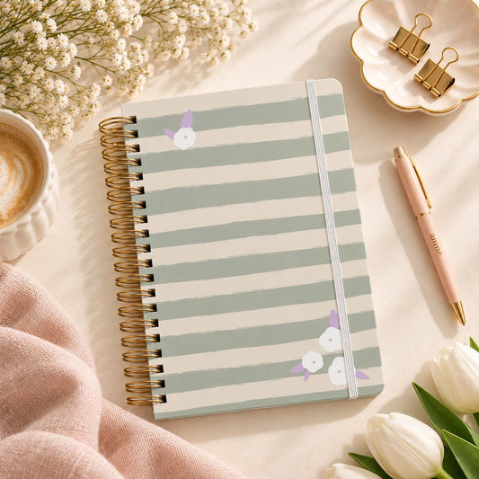 Caderno Reposicionável Colegial Jardin du Luxembourg | Ammê