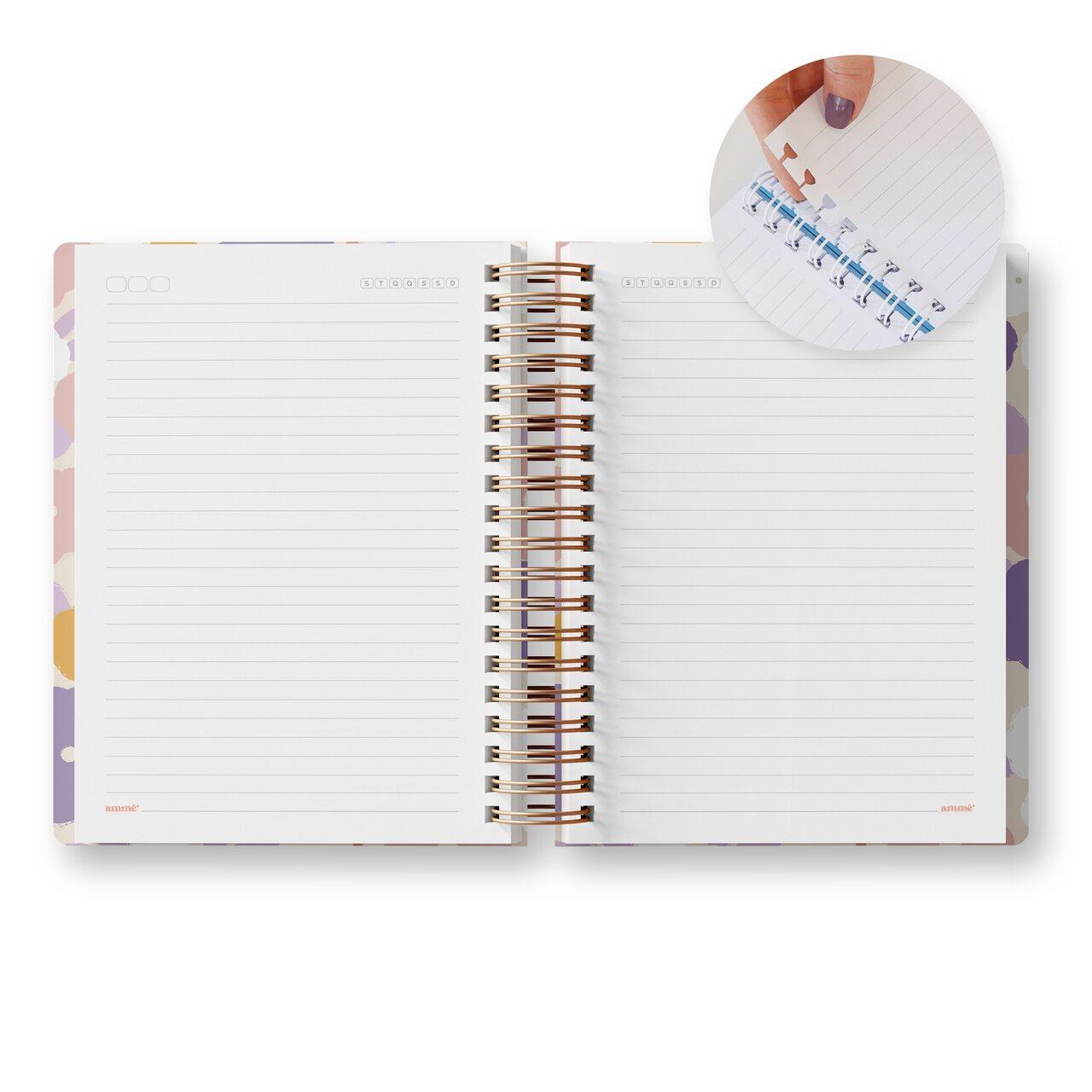 Caderno Reposicionável Colegial Printemps | Ammê
