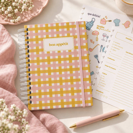 Kit Livro de Receitas Picnic + Refil de Folhas | Ammê