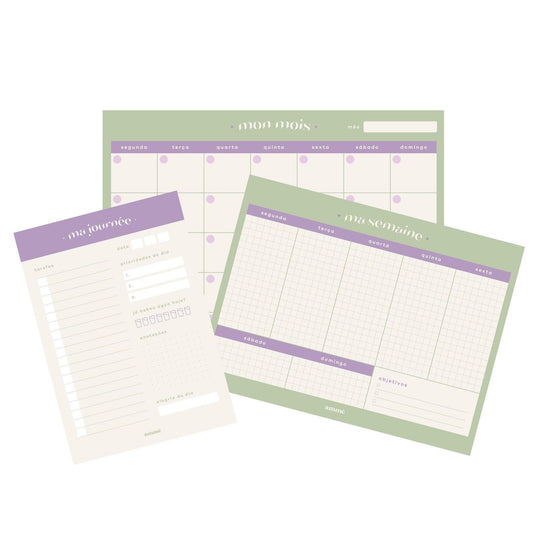 Kit de Blocos Planejadores "Planejada" | Ammê
