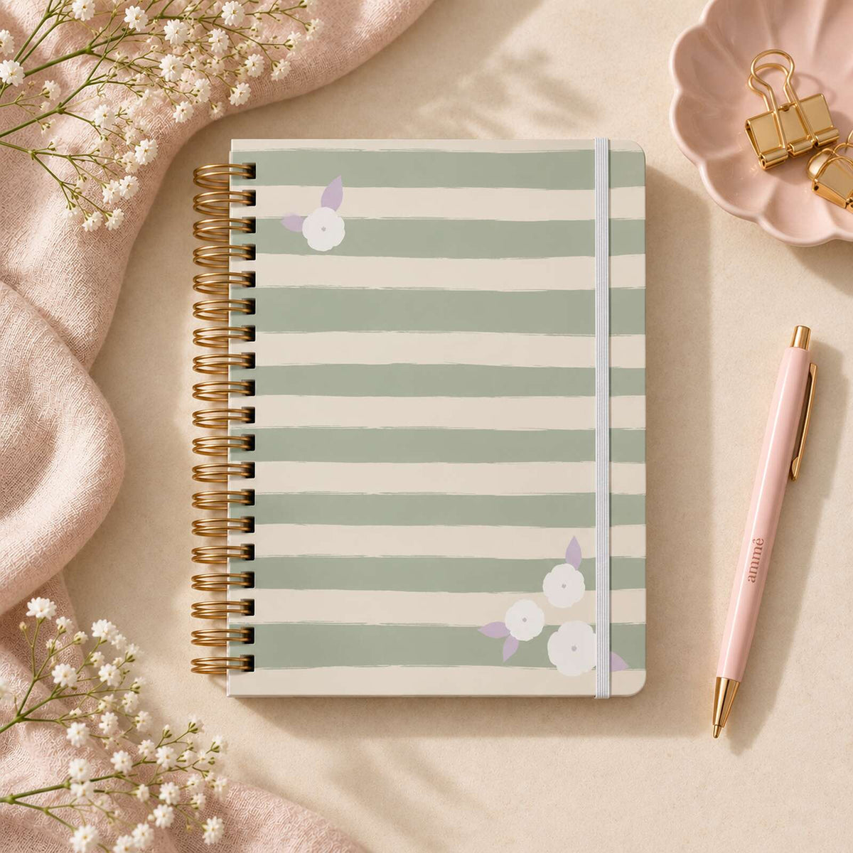 Caderno Reposicionável A5 Jardin du Luxembourg | Ammê