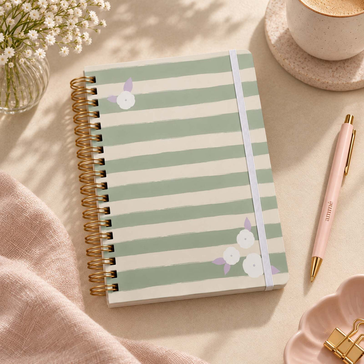 Caderno Reposicionável A5 Jardin du Luxembourg | Ammê