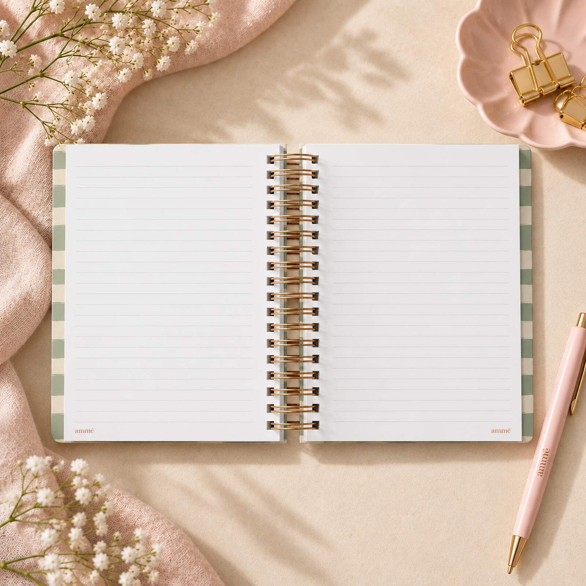 Caderno Reposicionável A5 Jardin du Luxembourg | Ammê