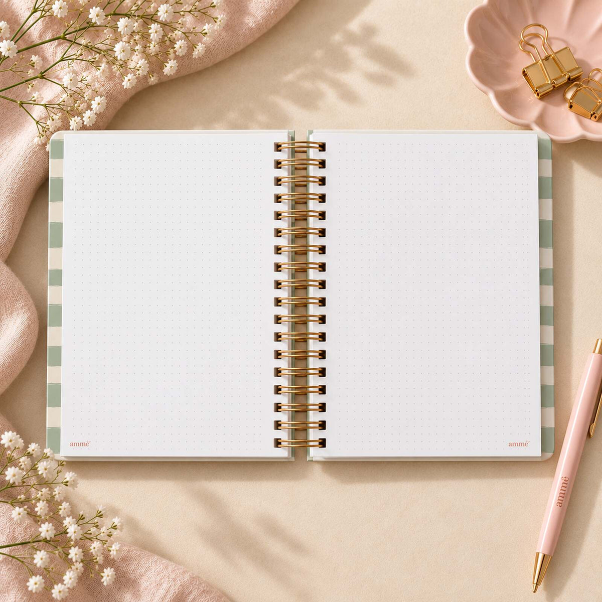 Caderno Reposicionável A5 Jardin du Luxembourg | Ammê
