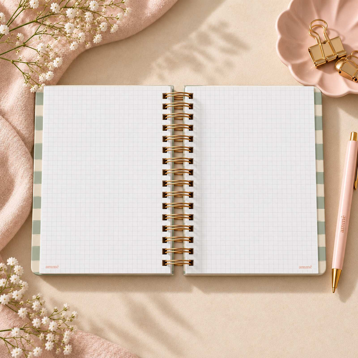 Caderno Reposicionável A5 Jardin du Luxembourg | Ammê