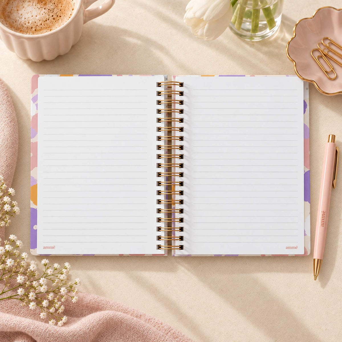 Caderno Reposicionável A5 Printemps | Ammê