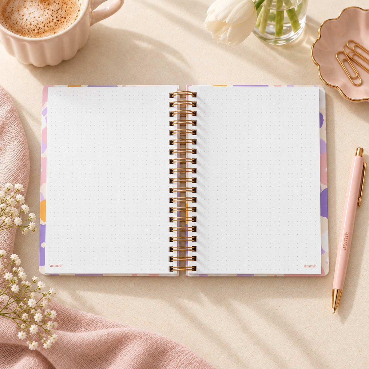 Caderno Reposicionável A5 Printemps | Ammê