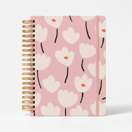 Caderno Reposicionável Colegial Les Tulipes | Ammê