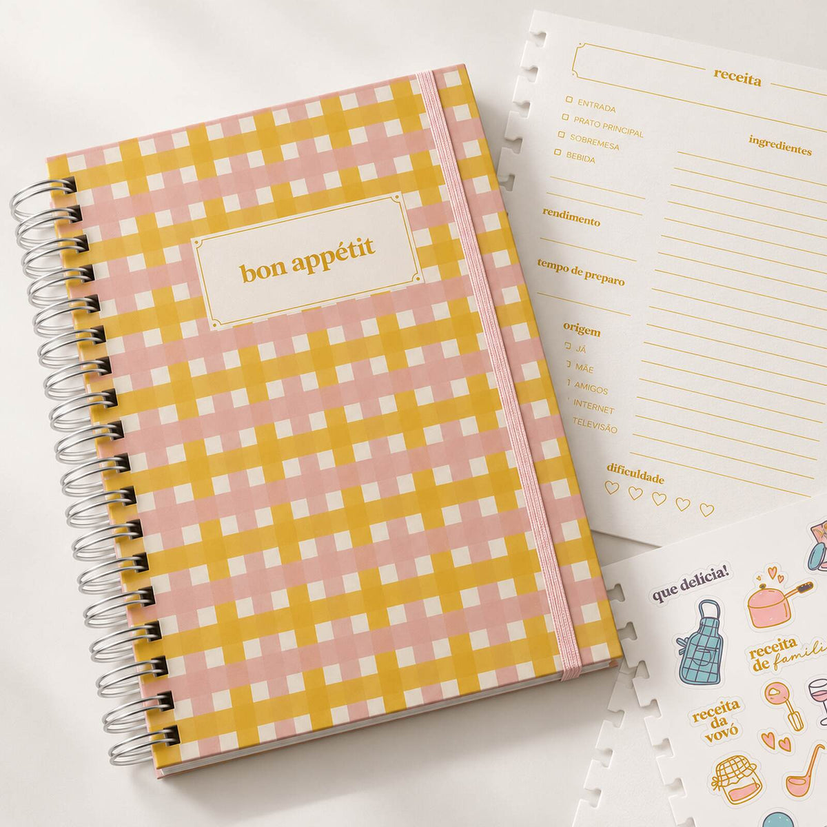 Kit Livro de Receitas Picnic + Refil de Folhas | Ammê