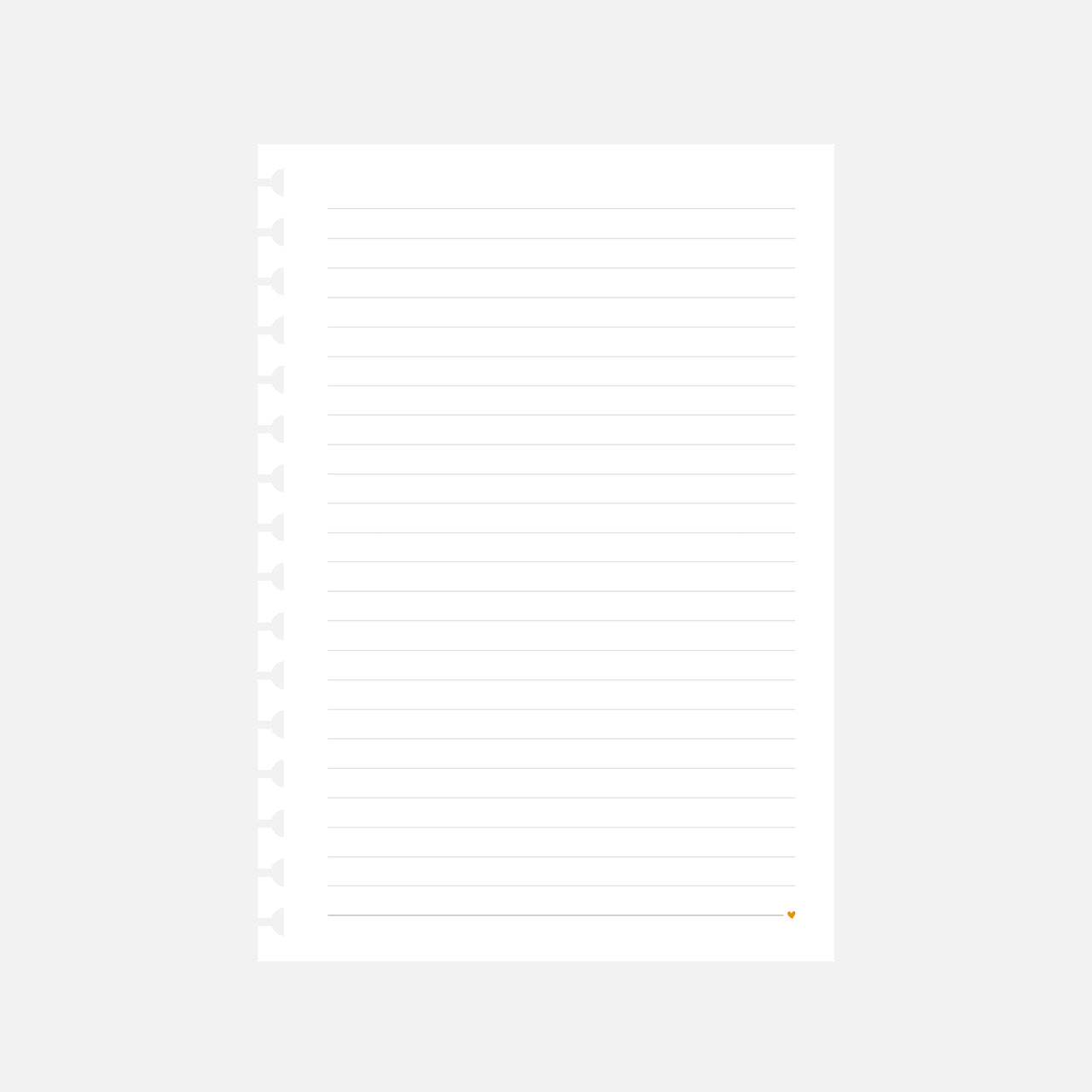 Refil Pautado Caderno A5 | Ammê