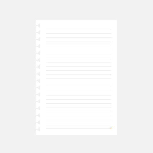 Refil Pautado Caderno A5 | Ammê