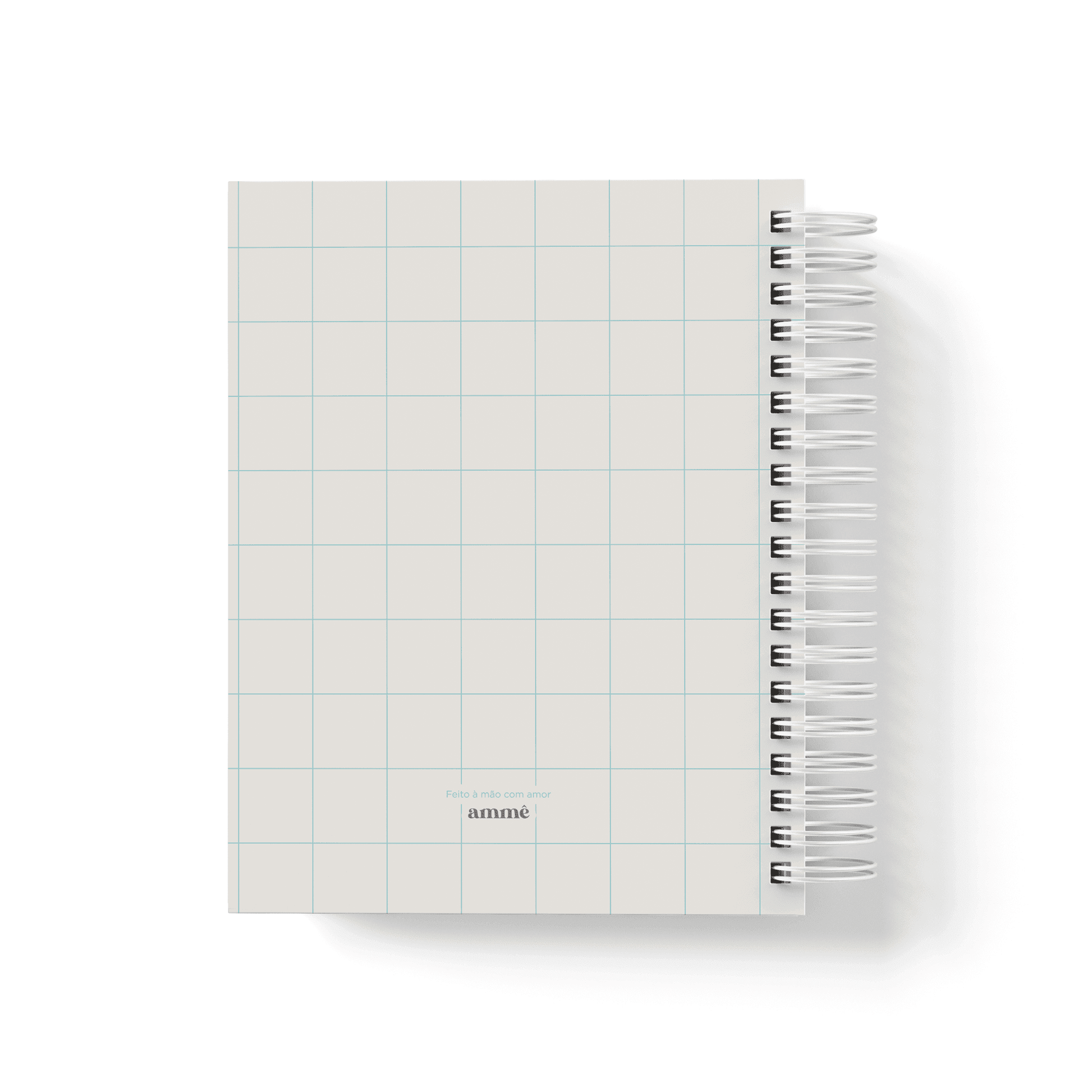 Caderno Reposicionável A5 Grid Bege | Ammê