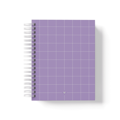Caderno A5 Grid Lavanda | Ammê