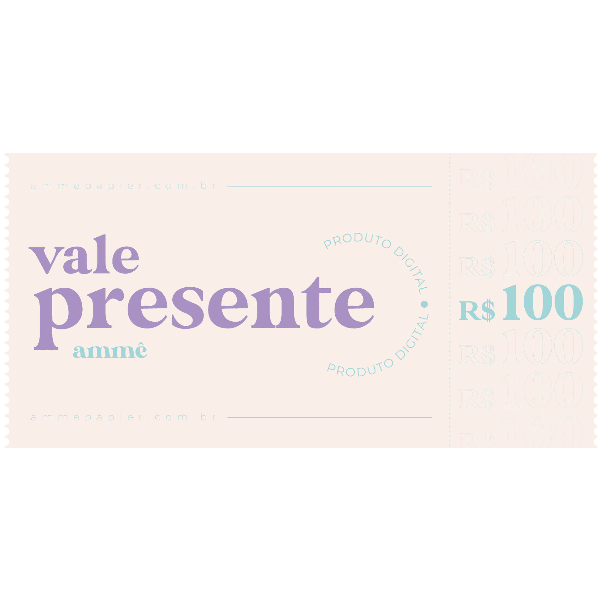 Vale Presente R$100 | Ammê